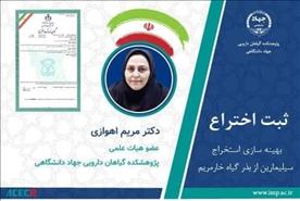 ثبت اختراع فرآیند بهینه سازی استخراج سیلیمارین از بذر گیاه خارمریم